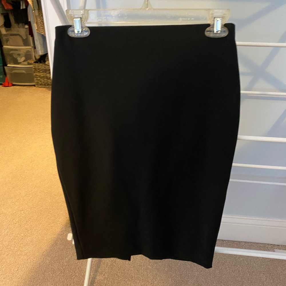 Black express size 0 pencil skirt